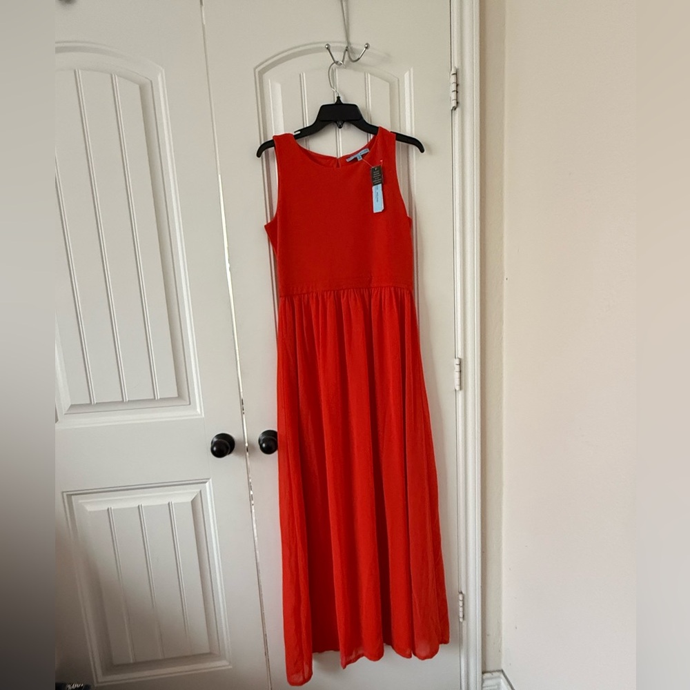 ANTONIO MELANI deep orange Maxi Dress - Picture 2 of 3